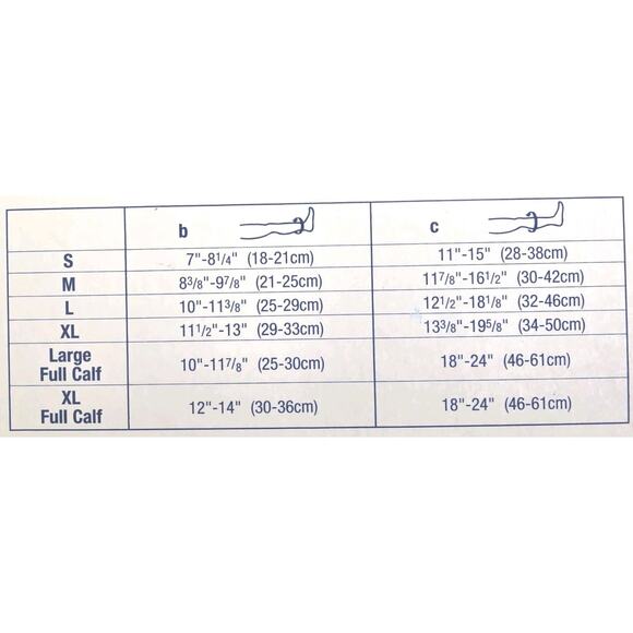 JOBST Relief 20-30mmHg*, Firm Compression Knee High Socks Sz. Large, Beige, New - Picture 10 of 10